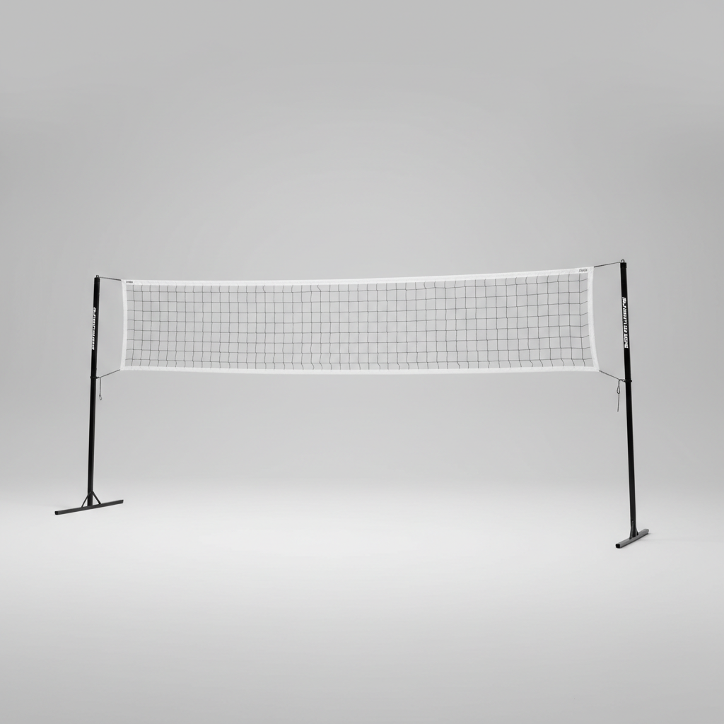 Foto realista de produto para e-commerce. Produto real, proporções corretas, enquadramento vertical (1:1 – formato padrão Shopify), iluminação de estúdio uniforme. Fundo neutro limpo, adequado ao produto, com espaço vazio no canto superior esquerdo. Produto centralizado, sem pessoas, sem textos. Alta resolução (mínimo 2000×2000 px), nitidez profissional, pronto para loja Shopify.
PRODUTO:Rede Esportiva Multiuso (Vôlei/Futevôlei) – Portátil