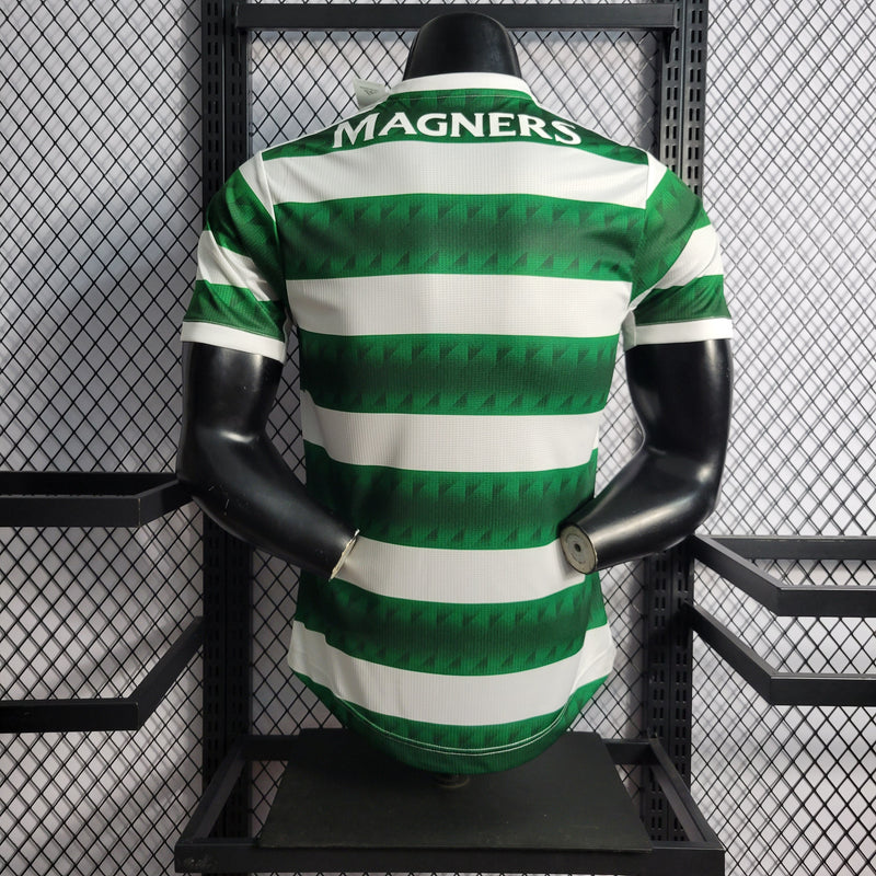 CAMISA VERSÃO PLAYER DO CELTIC 22/23 BRANCO E VERDE