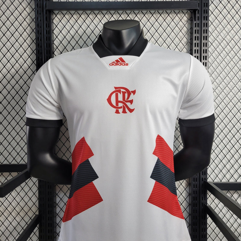 CAMISA VERSÃO PLAYER DO FLAMENGO 23/24 BRANCO TREINO