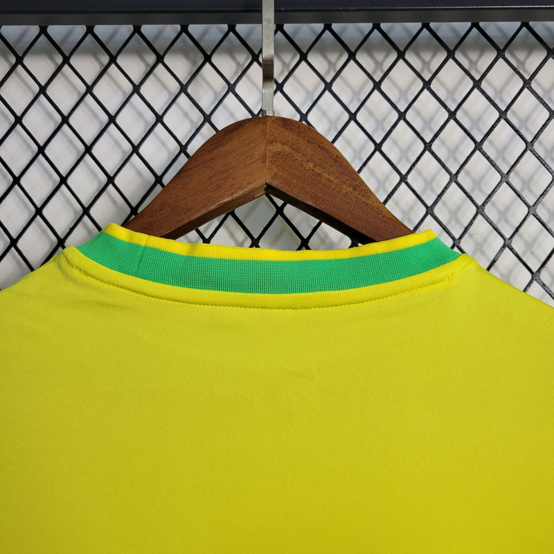 CAMISA DA SELEÇÃO DO BRASIL 22/23 AMARELO TORCIDA