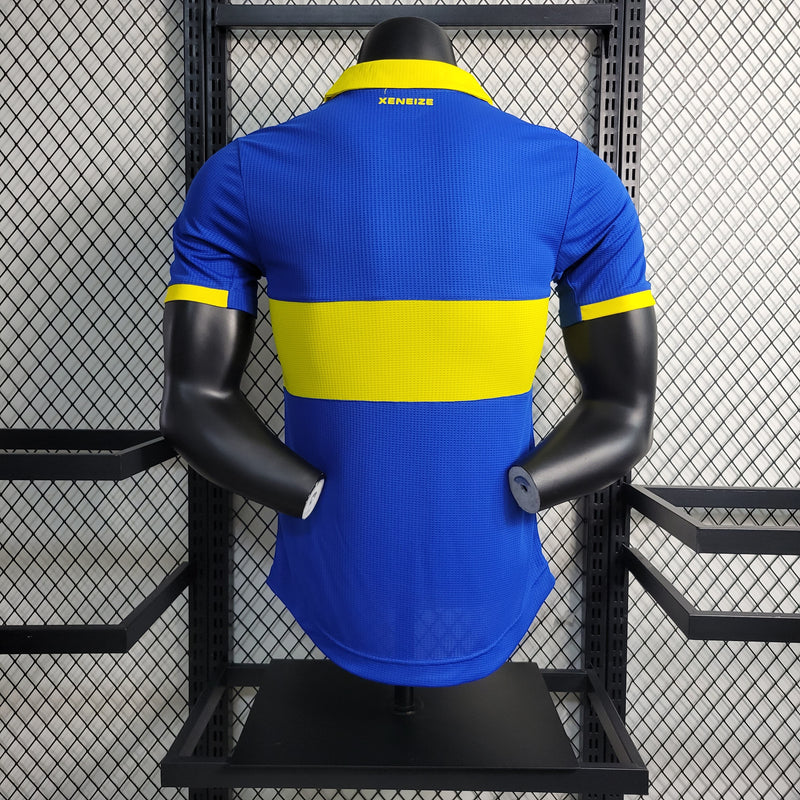 CAMISA VERSÃO PLAYER DO BOCA JUNIORS 23/24 AZUL