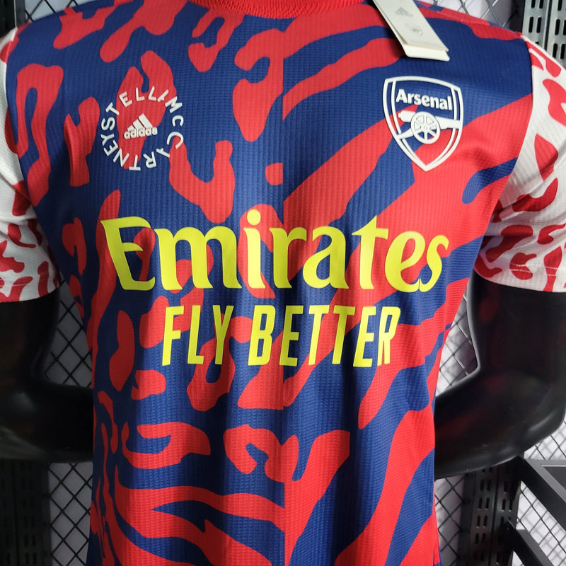 CAMISA VERSÃO PLAYER DO ARSENAL 23/24 RED BLUE