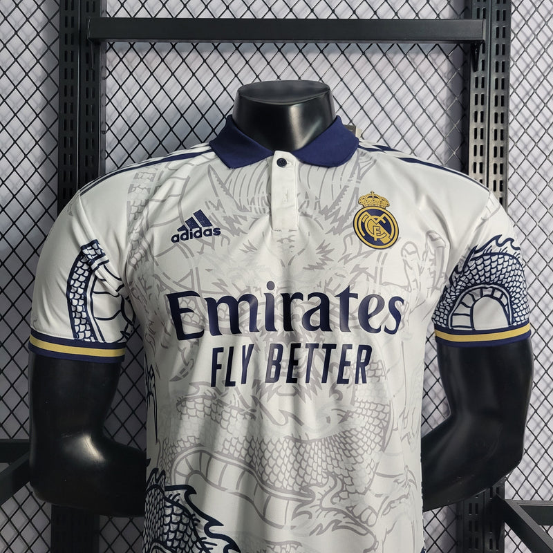 CAMISA VERSÃO PLAYER DO REAL MADRID 22/23 BRANCO