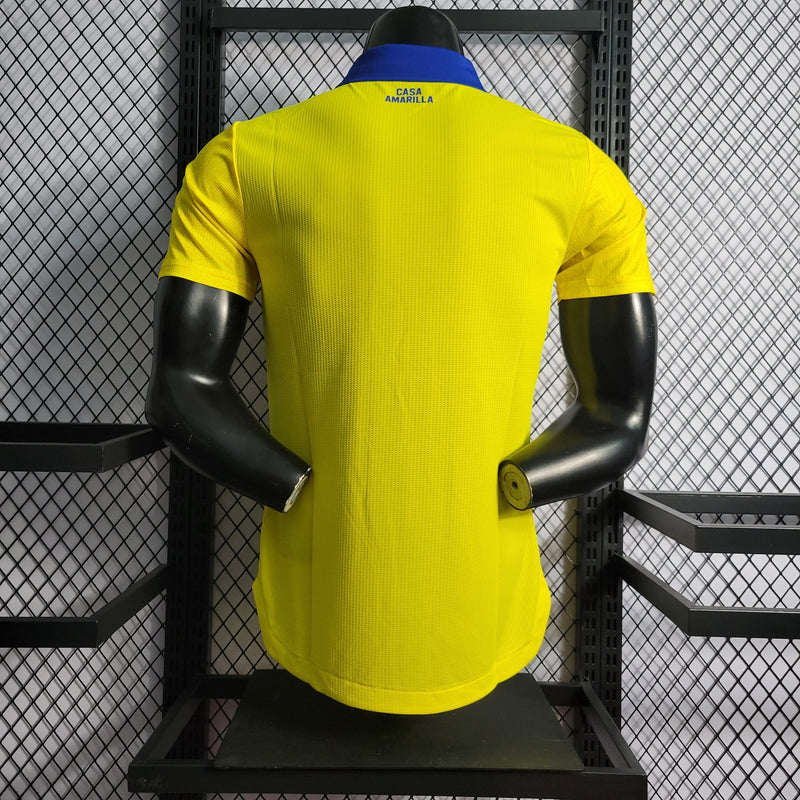 CAMISA VERSÃO PLAYER DO BOCA JUNIORS 22/23 AMARELO