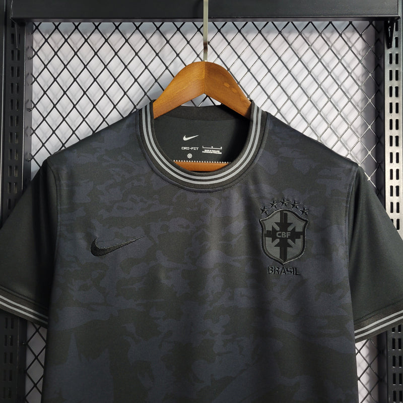 CAMISA DA SELEÇÃO DO BRASIL 22/23 BLACK COMEMORATIVA