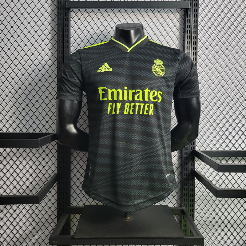 CAMISA VERSÃO PLAYER DO REAL MADRID 22/23 BLACK 2