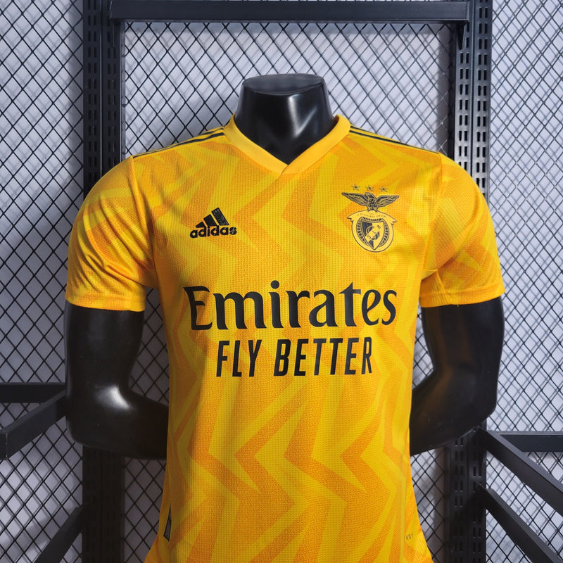 CAMISA VERSÃO PLAYER DO BENFICA 22/23 AMARELO