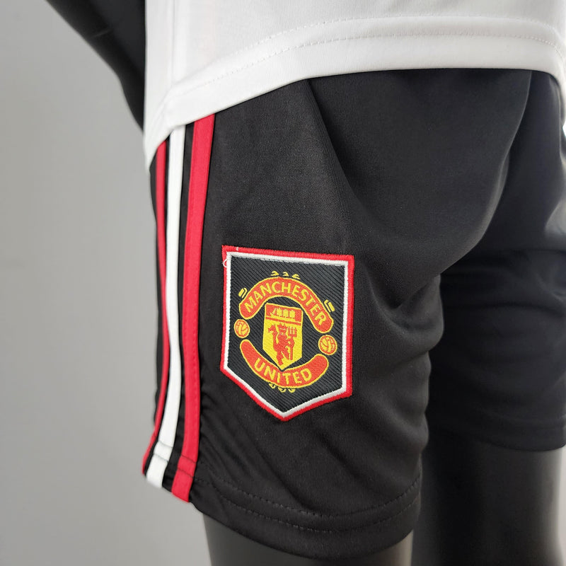 Conjunto Infantil Manchester United 2022/23 - Away - ResPeita Sports 