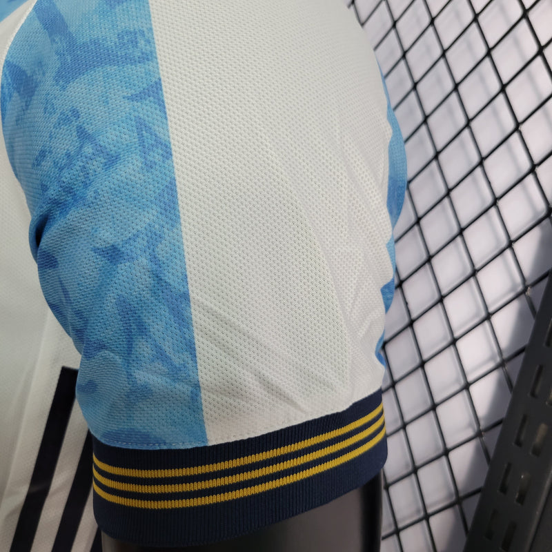 CAMISA VERSÃO PLAYER DA SELEÇÃO DA ARGENTINA 22/23 AZUL CLARO