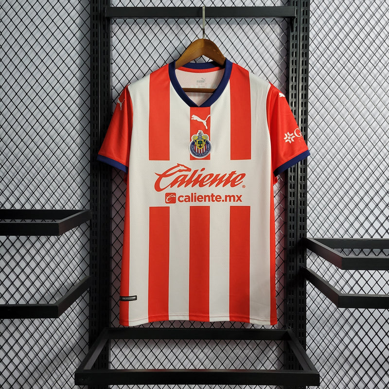 CAMISA DO CHIVAS DE GUADALAJARA 22/23 VERMELHO