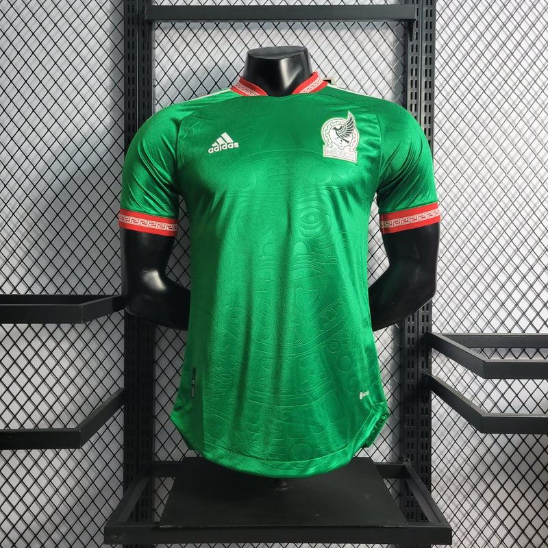 CAMISA VERSÃO PLAYER DA SELEÇÃO DO MEXICO 22/23 VERDE EDIÇÃO ESPECIAL