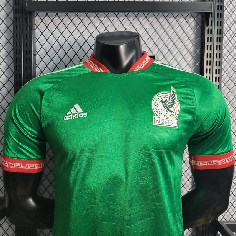 CAMISA VERSÃO PLAYER DA SELEÇÃO DO MEXICO 22/23 VERDE EDIÇÃO ESPECIAL