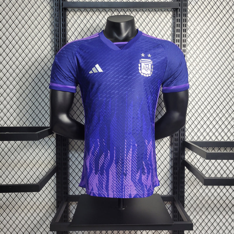 CAMISA VERSÃO PLAYER DA SELEÇÃO DA ARGENTINA 22/23 AZUL