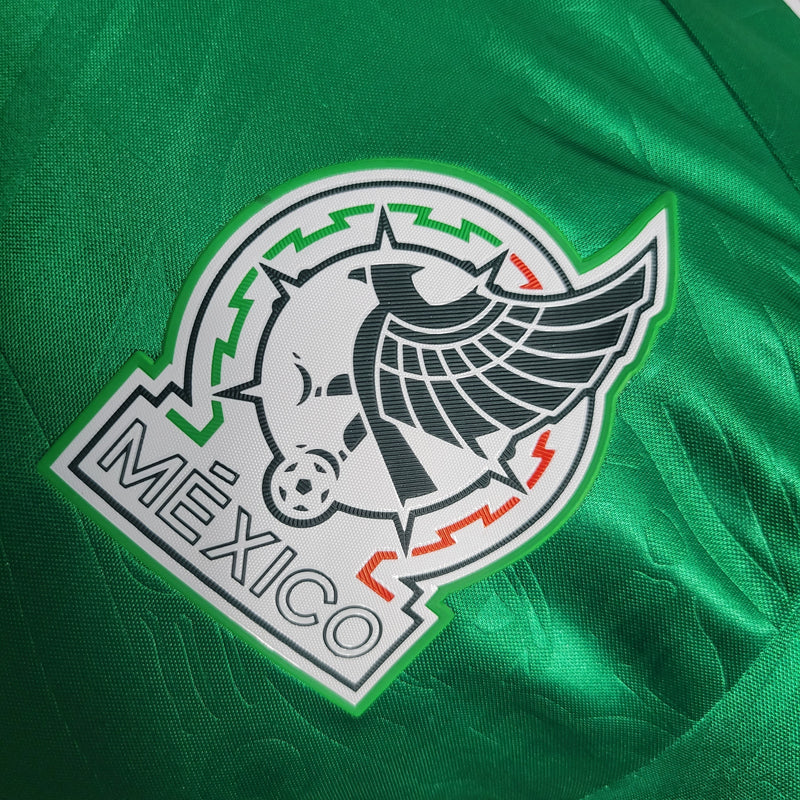 CAMISA VERSÃO PLAYER DA SELEÇÃO DO MEXICO 22/23 VERDE EDIÇÃO ESPECIAL