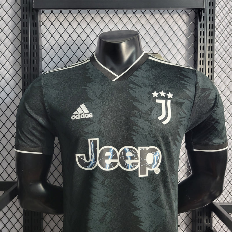 CAMISA VERSÃO PLAYER DA JUVENTUS 22/23 BLACK