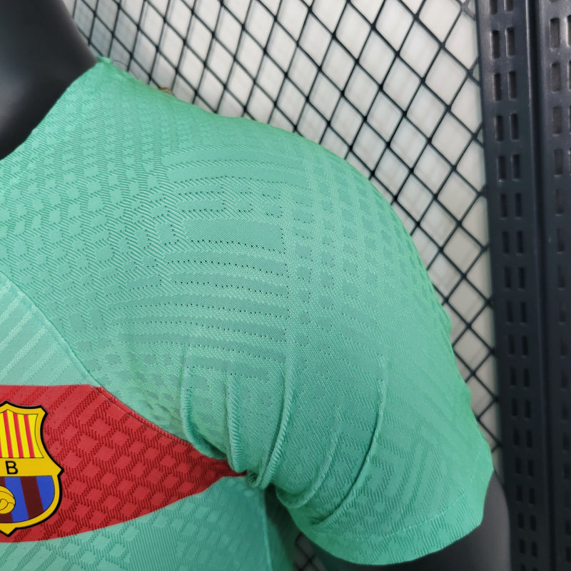 CAMISA VERSÃO PLAYER DO BARCELONA 23/24 GREEN EDIÇÃO ESPECIAL