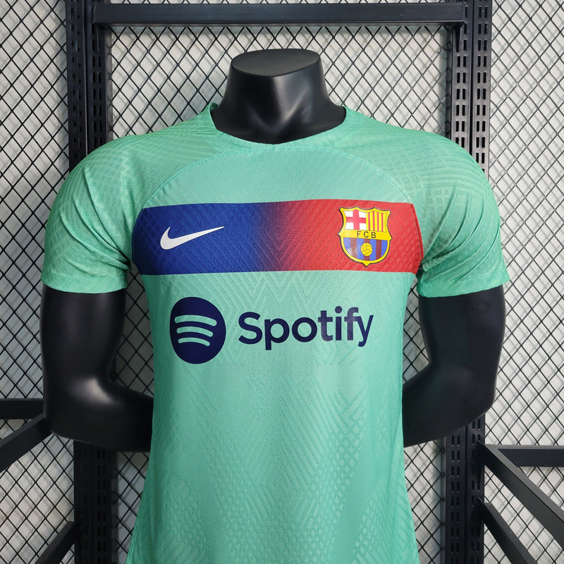 CAMISA VERSÃO PLAYER DO BARCELONA 23/24 GREEN EDIÇÃO ESPECIAL