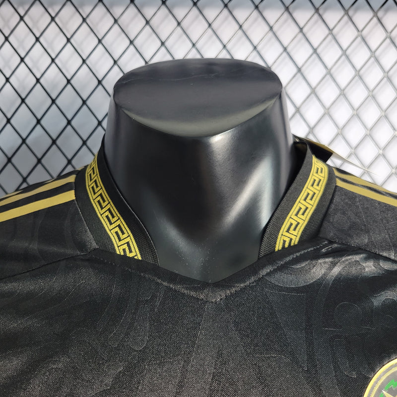 CAMISA VERSÃO PLAYER DA SELEÇÃO DO MEXICO 22/23 PRETO EDIÇÃO ESPECIAL