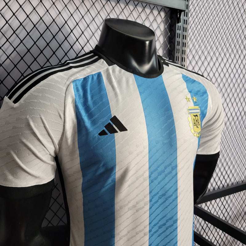 CAMISA VERSÃO PLAYER DA SELEÇÃO DA ARGENTINA 22/23 TRADICIONAL