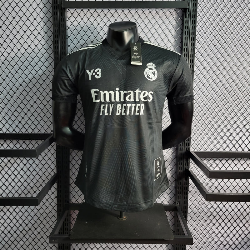 CAMISA VERSÃO PLAYER DO REAL MADRID 22/23 BLACK