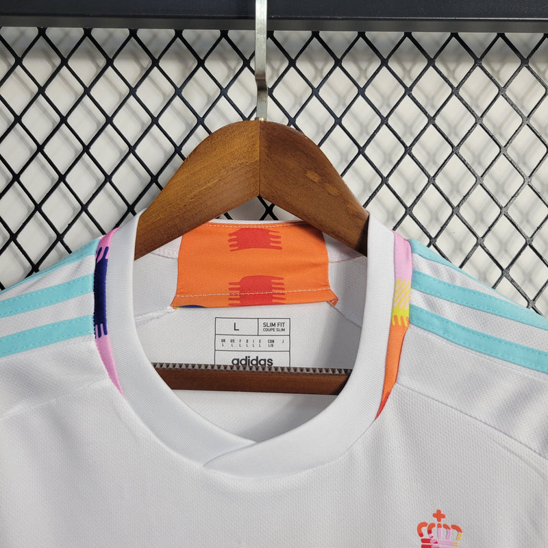 CAMISA DA SELEÇÃO DA BELGICA 22/23 BRANCO