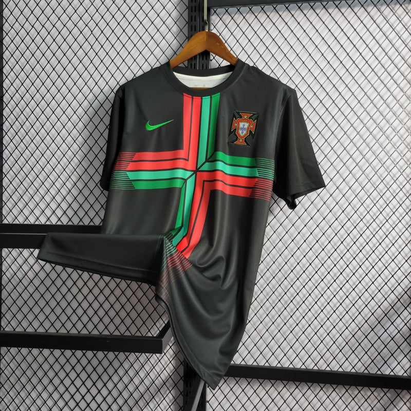 CAMISA DA SELEÇÃO DE PORTUGAL 22/23 BLACK COMEMORATIVA