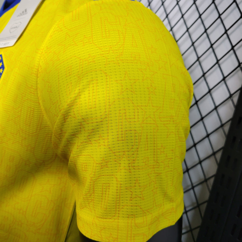 CAMISA VERSÃO PLAYER DO BOCA JUNIORS 22/23 AMARELO