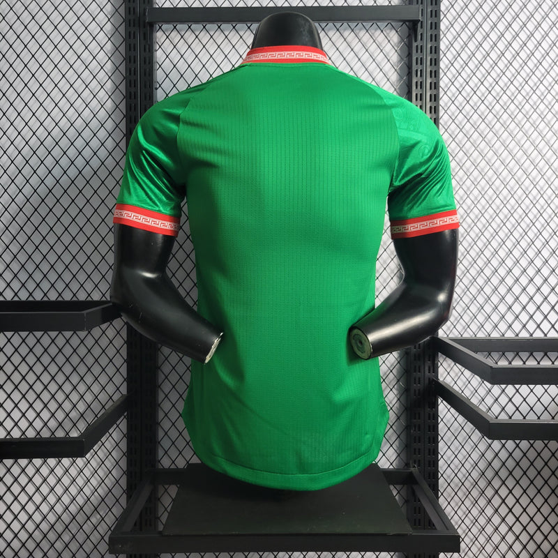 CAMISA VERSÃO PLAYER DA SELEÇÃO DO MEXICO 22/23 VERDE EDIÇÃO ESPECIAL