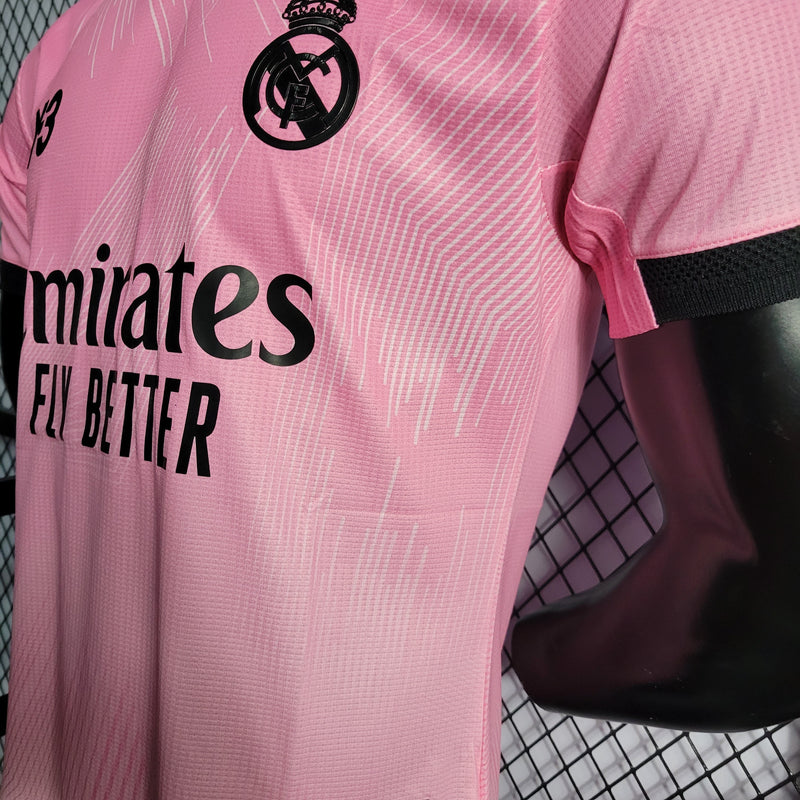 CAMISA VERSÃO PLAYER DO REAL MADRID 22/23 PINK