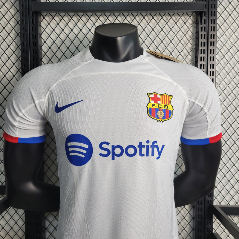 CAMISA VERSÃO PLAYER DO BARCELONA 23/24 BRANCO