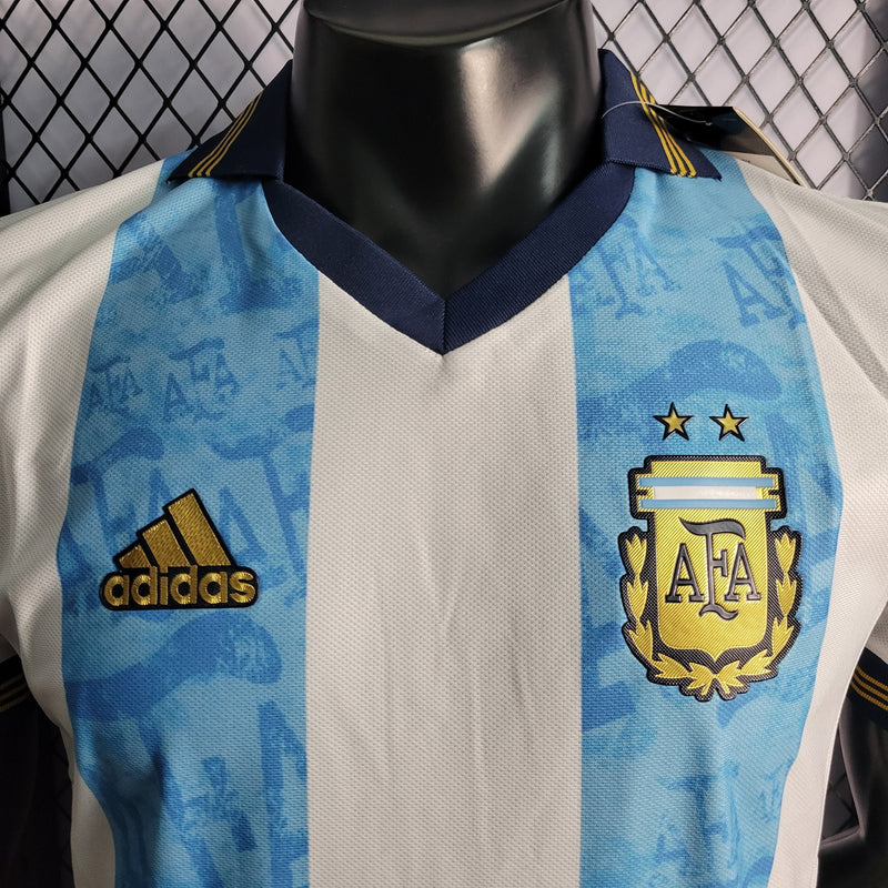 CAMISA VERSÃO PLAYER DA SELEÇÃO DA ARGENTINA 22/23 AZUL CLARO