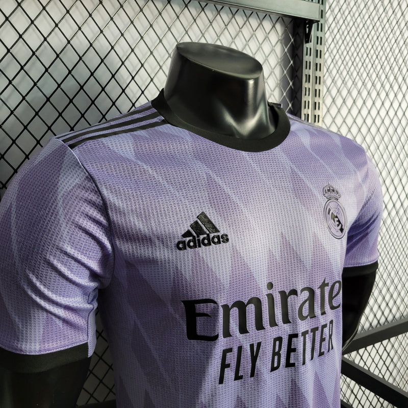 CAMISA VERSÃO PLAYER DO REAL MADRID 22/23 ROXO