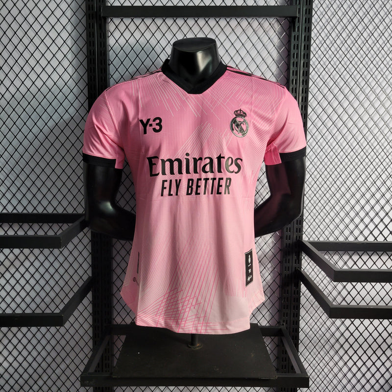 CAMISA VERSÃO PLAYER DO REAL MADRID 22/23 PINK