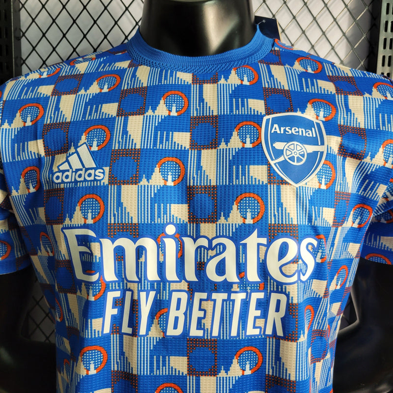 CAMISA VERSÃO PLAYER DO ARSENAL 23/24 BLUE TREINO