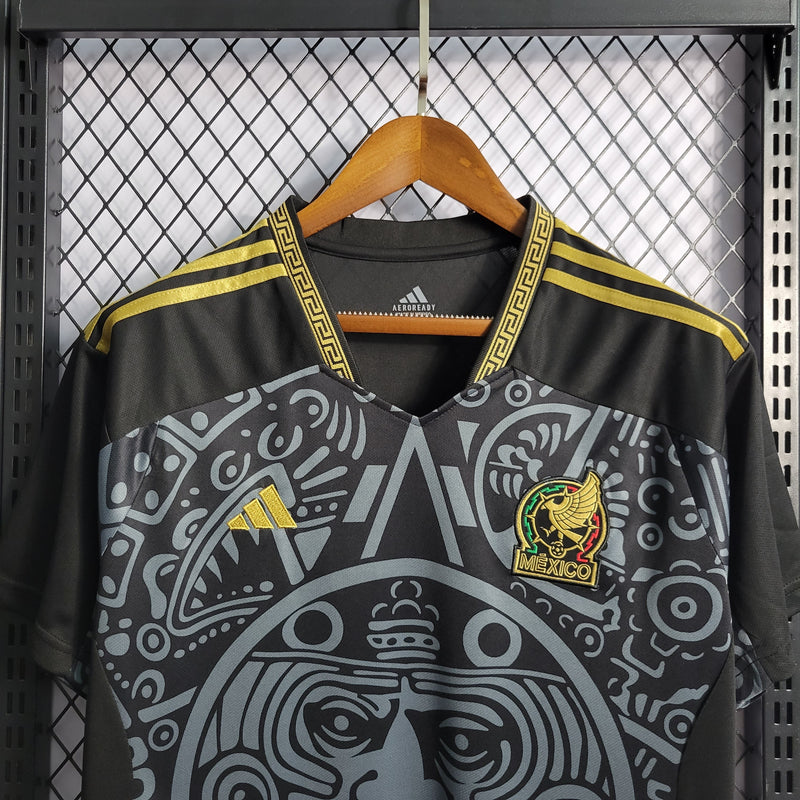 CAMISA DA SELEÇÃO DO MEXICO 22/23 BLACK EDIÇÃO ESPECIAL