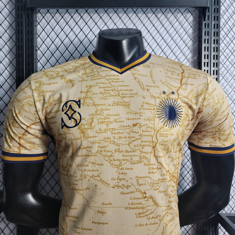 CAMISA VERSÃO PLAYER DA SELEÇÃO DA ARGENTINA 22/23 COMEMORATIVA