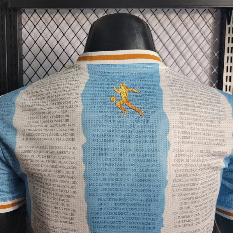 CAMISA VERSÃO PLAYER DA SELEÇÃO DA ARGENTINA 22/23 COMEMORATIVA