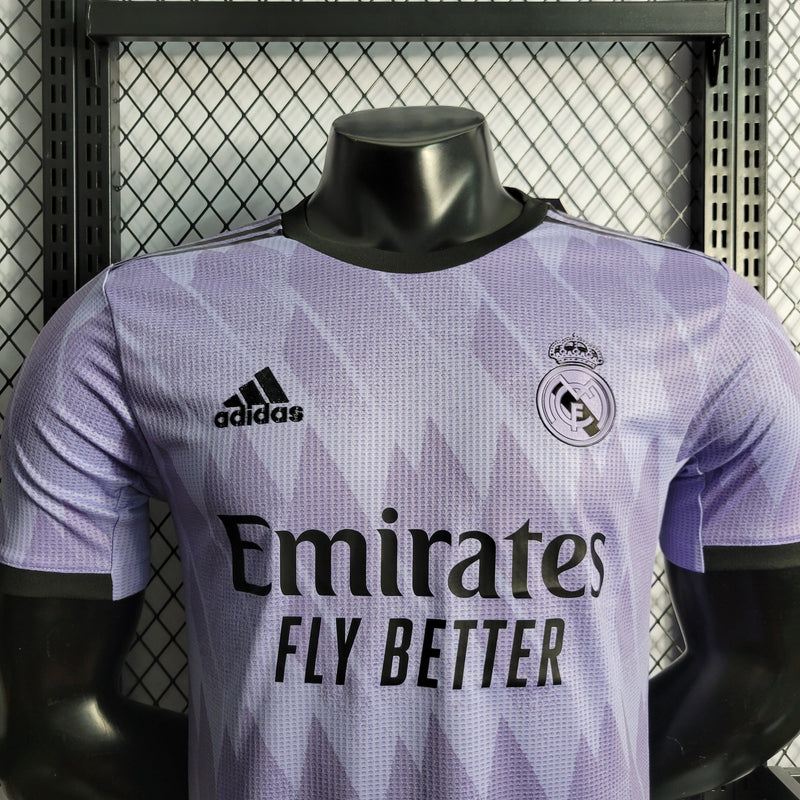 CAMISA VERSÃO PLAYER DO REAL MADRID 22/23 ROXO