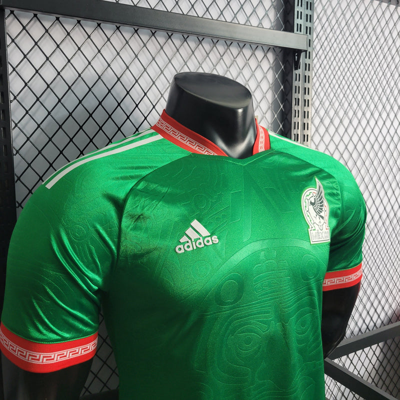 CAMISA VERSÃO PLAYER DA SELEÇÃO DO MEXICO 22/23 VERDE EDIÇÃO ESPECIAL