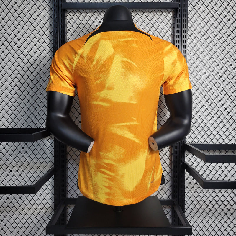 CAMISA VERSÃO PLAYER DA SELEÇÃO DA HOLANDA 22/23 LARANJA