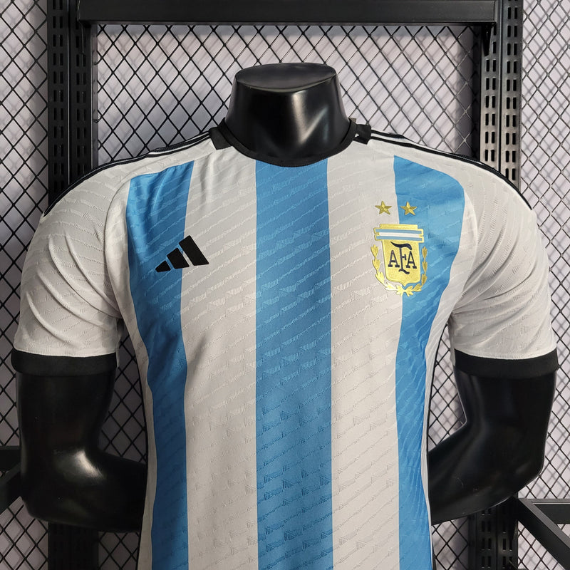 CAMISA VERSÃO PLAYER DA SELEÇÃO DA ARGENTINA 22/23 TRADICIONAL