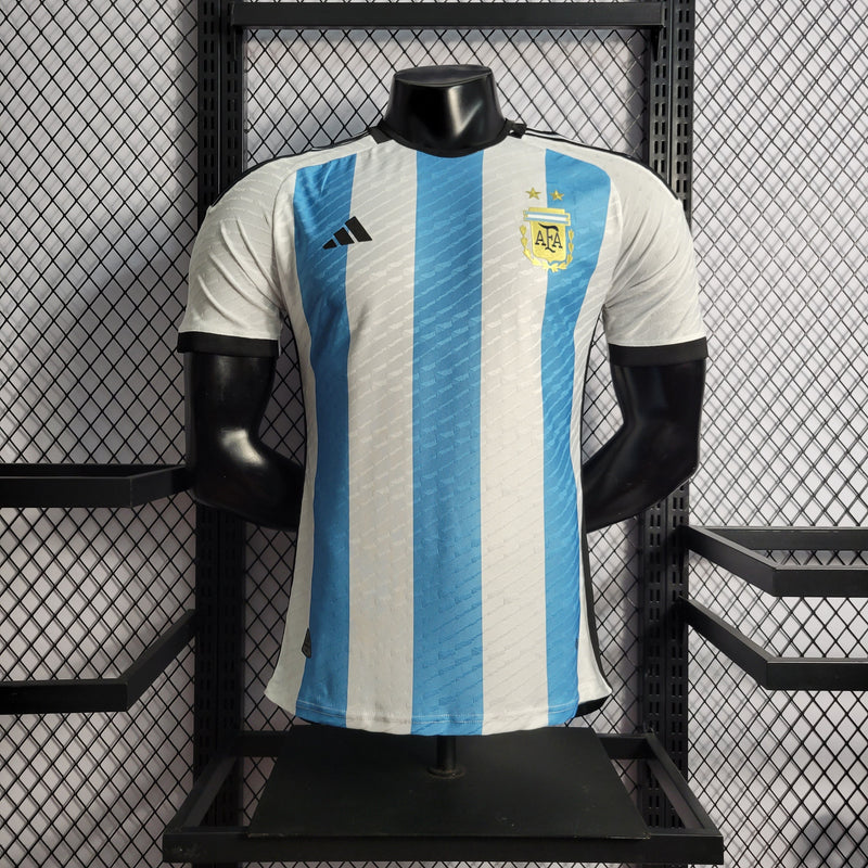 CAMISA VERSÃO PLAYER DA SELEÇÃO DA ARGENTINA 22/23 TRADICIONAL