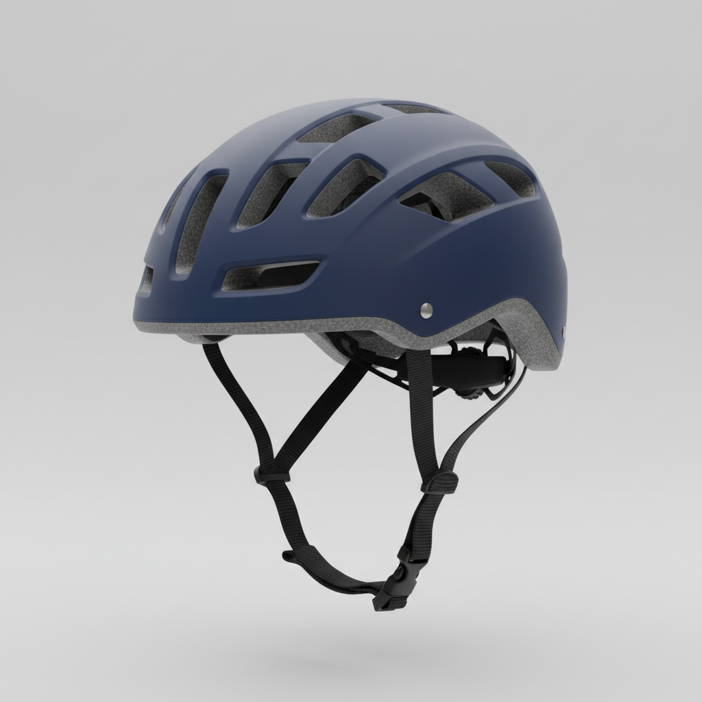 Foto realista de produto para e-commerce. Produto real, proporções corretas, enquadramento vertical (1:1 – formato padrão Shopify), iluminação de estúdio uniforme. Fundo neutro limpo, adequado ao produto, com espaço vazio no canto superior esquerdo. Produto centralizado, sem pessoas, sem textos. Alta resolução (mínimo 2000×2000 px), nitidez profissional, pronto para loja Shopify.
PRODUTO:Capacete de Ciclismo Urbano Ajustável