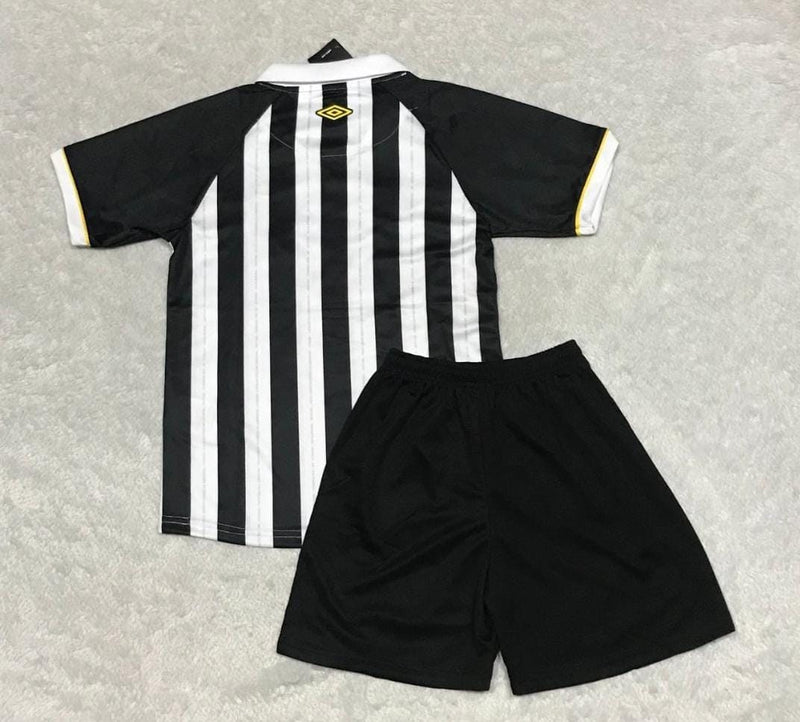 Conjunto Infantil Santos 2024/25 Preto e Branco