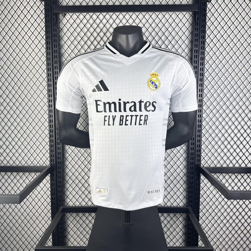 CAMISA VERSÃO PLAYER DO REAL MADRID 24/25 BRANCO