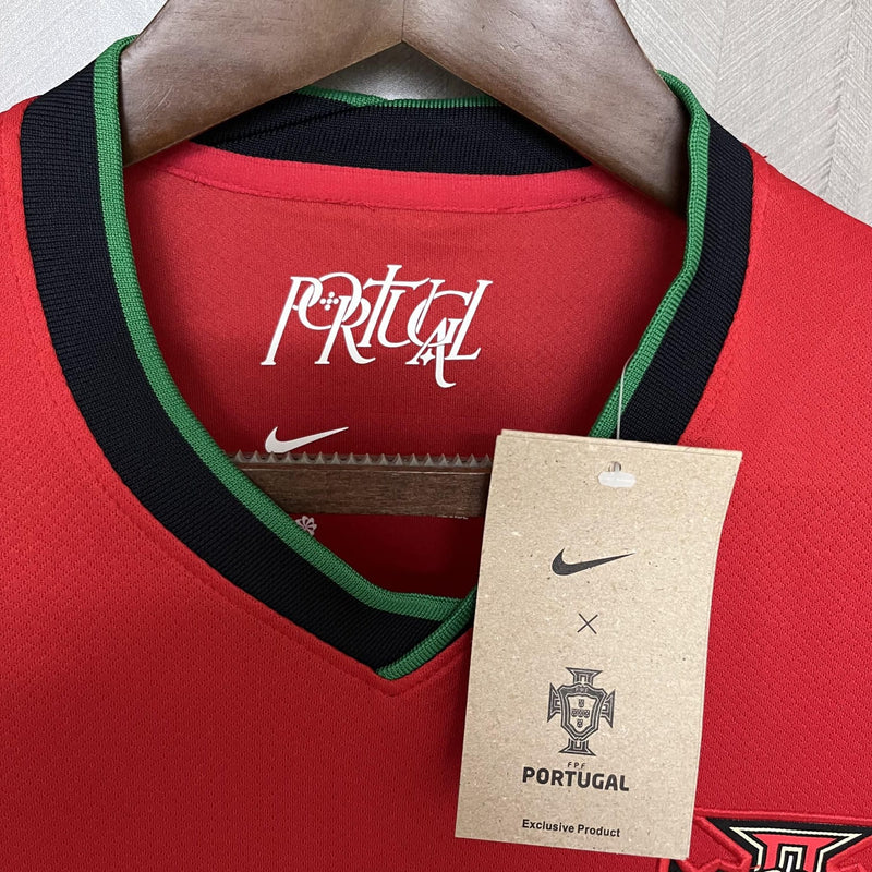 CAMISA DA SELEÇÃO DE PORTUGAL 24/25 VERMELHO