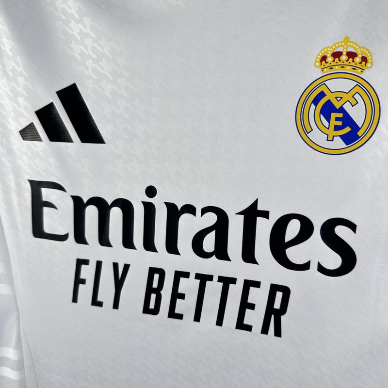 CAMISA VERSÃO PLAYER DO REAL MADRID 24/25 BRANCO